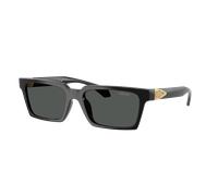 Versace Homme Sunglass VE4490U - Couleur du Monture: Noir, Couleur de Lentille: Gris foncé