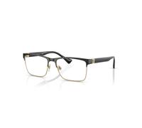 Versace Homme VE1285 1443 Montures optiques Métal Noir Transparent Carré Normale