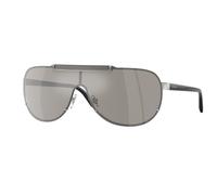 Versace Homme VE2140 10006G Lunettes de soleil Métal Argent Gris Pilote Miroir Miroir