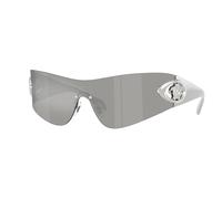Versace Homme VE2280 10006G Lunettes de soleil Métal Gris Gris Pillow Miroir