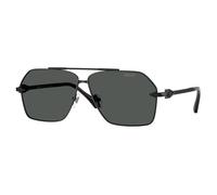 Versace Homme VE2284 143687 Lunettes de soleil Métal Noir Gris Pilote Normale