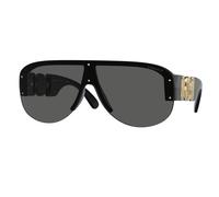 Versace Homme VE4391 GB1/87 Lunettes de soleil Nylon Noir Gris Géométrique Normale