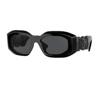 Versace Homme VE4425U 536087 Lunettes de soleil Nylon Noir Gris Géométrique Normale