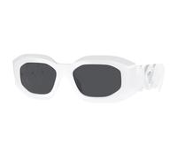 Versace Homme VE4425U 543887 Lunettes de soleil Injecté Blanc Gris Géométrique Normale