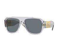 Versace Homme VE4436U 530580 Lunettes de soleil Acétate Gris Bleu Pillow Normale