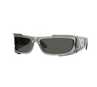 Versace Homme VE4446 593/87 Lunettes de soleil Nylon Gris Gris Carré Normale