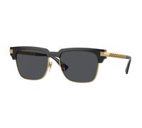 Versace Homme VE4447 GB1/87 Lunettes de soleil Injecté Noir Gris Carré Normale