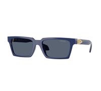 Versace Homme VE4490U 545087 Lunettes de soleil Injecté Bleu Gris Carré Normale
