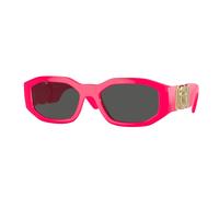Versace Homme Versace VE4361 531887 Lunettes de soleil Nylon Rose Gris Géométrique Normale