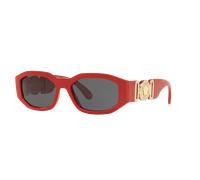 Versace Homme Versace VE4361 533087 Lunettes de soleil Nylon Rouge Gris Géométrique Normale