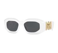 Versace Homme Versace VE4425U 314/87 Lunettes de soleil Nylon Blanc Gris Géométrique Normale