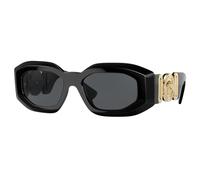 Versace Homme Versace VE4425U GB1/87 Lunettes de soleil Nylon Noir Gris Géométrique Normale