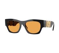 Versace Homme Versace VE4479U GB1/7 Lunettes de soleil Injecté Noir Orange Carré Normale