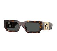Versace Homme Versace VE4506U 108/87 Lunettes de soleil Injecté Tortue Gris Carré Normale