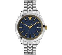 Versace - Icon Classic Quartz Montre en Acier Inoxydable - Homme - Accessoires - Gris - Taille: ONE Size