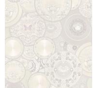 Versace III Les Etoiles de La Mer Plat Wallapaper Plaques - Multi Argent Blanc