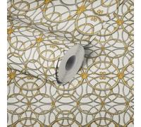 Versace IV La Scala Envoi Palazzo Métallique Peint Crème / Doré 37049-2 Méduse