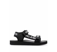 Versace Jeans Couture - 899 Sandalo C/fasce Logate A Strappo - Homme - Chaussures - Noir - Taille: 41 EU