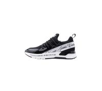 Versace Jeans Couture Baskets basses 'FONDO DYNAMIC' noir / blanc, Taille 37