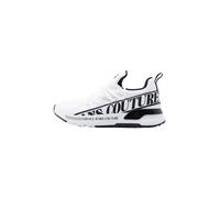 Versace Jeans Couture Baskets basses 'FONDO DYNAMIC' noir / blanc, Taille 43