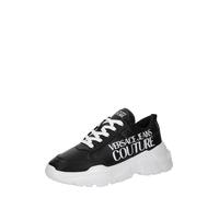 Versace Jeans Couture Baskets basses 'SPEEDTRACK' noir / blanc, Taille 44