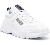 Versace Jeans Couture Baskets pour hommes 76YA3S C1ZPA53 003 Couleur : Blanc Taille : 45