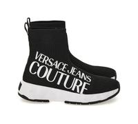 Versace Jeans Couture - Baskets Tricotées - Femme - Chaussures - Noir - Taille: 36 EU