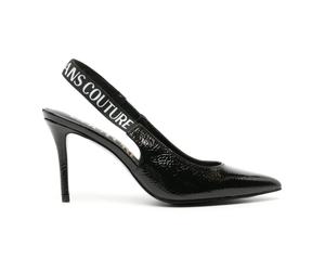 Versace Jeans Couture - Chaussures plates pour femmes - Femme - Chaussures - Noir - Taille: 37 EU