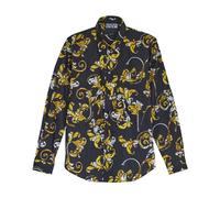 Versace Jeans Couture - Chemise à Manches Longues en Coton Baroque Multicolore - Homme - Chemises - Multicolore - Taille: M