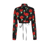 Versace Jeans Couture - Chemise Courte en Coton - Femme - Blouses et Chemises - Multicolore - Taille: 36 FR