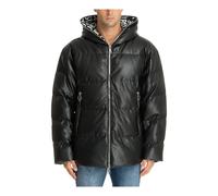 Versace Jeans Couture - Doudoune Logo avec Fermeture Éclair - Homme - Vestes - Noir - Taille: L