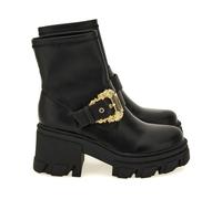 Versace Jeans Couture, Femme, Chaussures, Noir, Taille: 37 EU Bottes Noires