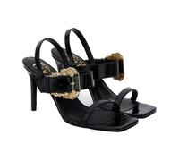 Versace Jeans Couture, Femme, Chaussures, Noir, Taille: 37 EU Sandales Élégantes