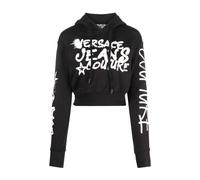 Versace Jeans Couture, Femme, Sweatshirts et sweats à capuche, Noir, Taille: 36 FR Pulls Noirs - Design Élégant