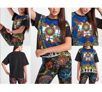 Versace Jeans Couture Haut Baroque À Motifs Oversized T-Shirt S
