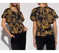 Versace Jeans Couture Haut Baroque Imprimé T-Shirt Iconique Neuf Chaud M
