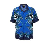 Versace Jeans Couture, Homme, Chemises, Multicolore, Taille: M Chemise Zèbre et Contour Barocco