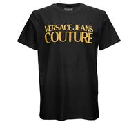 Versace Jeans Couture, Homme, Tops, Noir, Taille: XL Logo T-Shirt