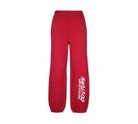 Versace Jeans Couture - Jogging en coton imprimé - Femme - Pantalons - Rouge - Taille: 36 FR
