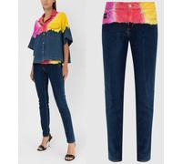 VERSACE JEANS COUTURE Pantalon Denim Batic Tie-Dye Slim W25 XS