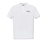 Versace Jeans Couture - Polo avec Logo Imprimé - Homme - Tops - Blanc - Taille: XL