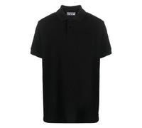 Versace Jeans Couture - Polo noir à manches courtes - Homme - Tops - Noir - Taille: L