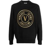 Versace Jeans Couture - Pull 3D Embro Noir/Or Homme - Homme - Sweatshirts et sweats à capuche - Noir - Taille: L