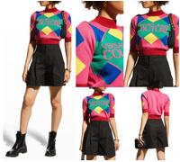 VERSACE JEANS COUTURE Pull De Tricot Crop