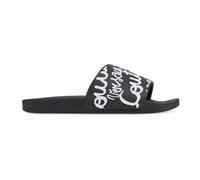 Versace Jeans Couture - Sandales Noires Slip-On Modèle Coquillage - Femme - Chaussures - Noir - Taille: 36 EU