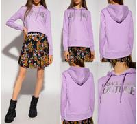 Versace Jeans Couture Sweat À Capuche Foil Logo Hoodie Pullover Sweater XS