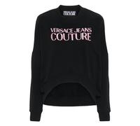 Versace Jeans Couture - SweaT-shirt Logo Gummy Glitter - Femme - Sweatshirts et sweats à capuche - Noir - Taille: 36 FR