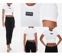 VERSACE JEANS COUTURE T-Shirt À Col Rond Logo Crop XL