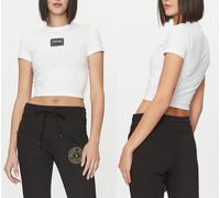 VERSACE JEANS COUTURE T-Shirt À Col Rond Logo Crop XS