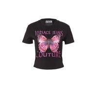 Versace Jeans Couture T-shirt bleu / violet / noir / blanc, Taille XS